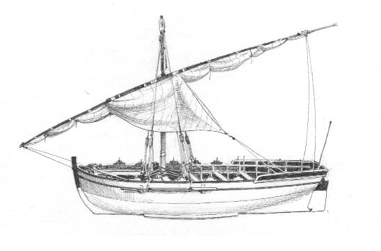 GB - Pinaccia (pinnace) inglese (circa 1805)